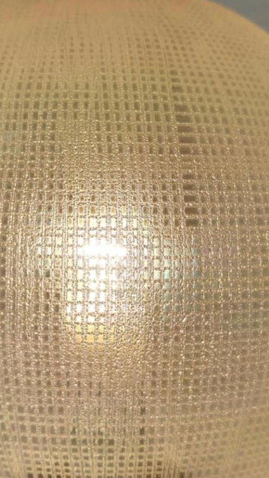 Floor lamp with brass structure