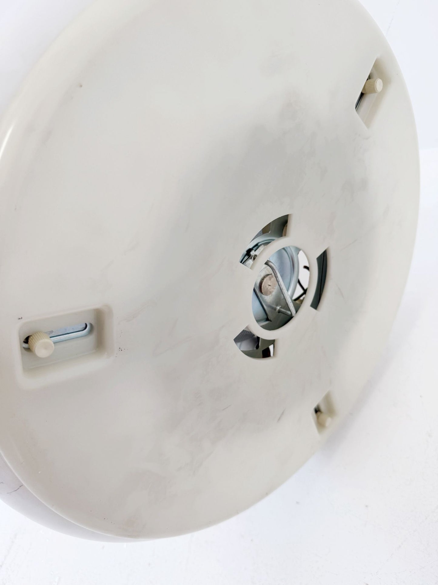 Space Age ceiling light in opaline material, 1970s