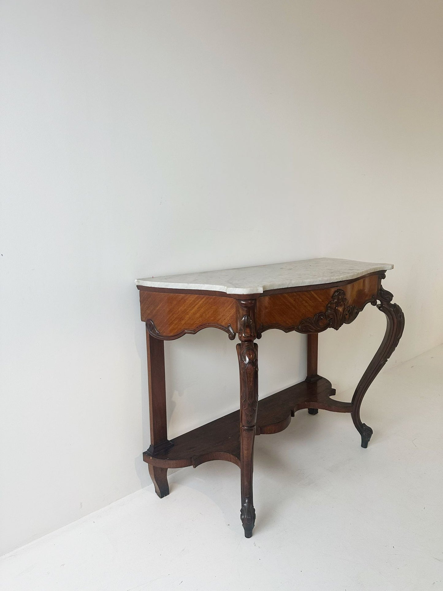 Antica Console Luigi Filippo in noce