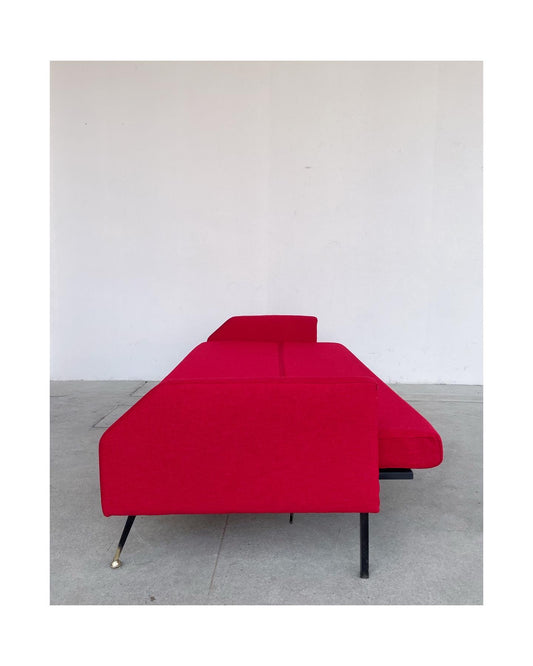 Red sofa bed