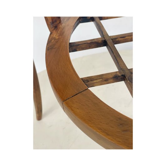 Tavolino in legno e vetro