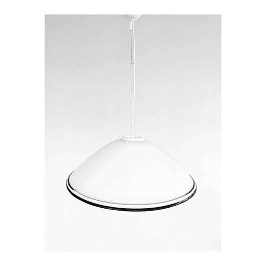 Lampadario bianco e nero