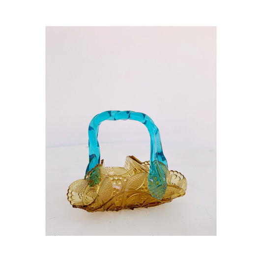 Yellow and blue centerpiece