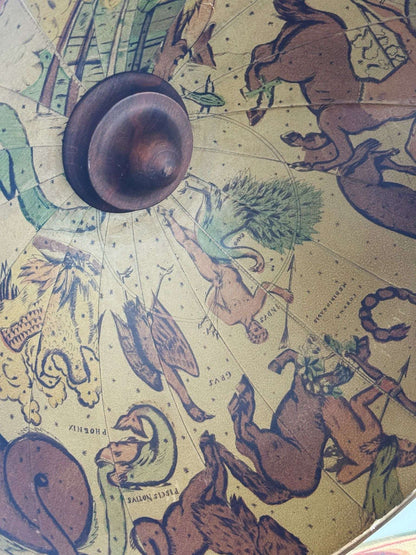 Wooden bar globe – 1960s/1970s