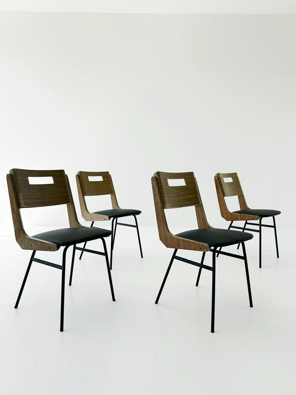 Four 1950s chairs