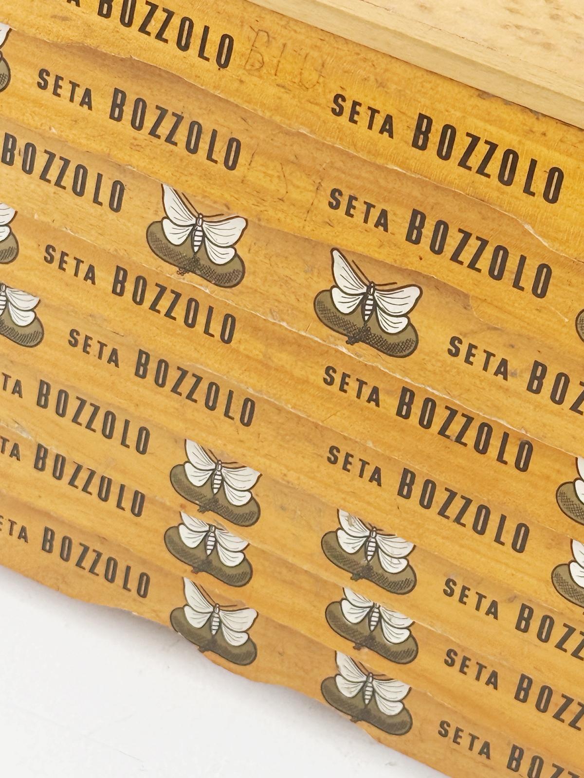 "Seta Bozzolo" Yarn Sample Cabinet – Italy, mid-20th century