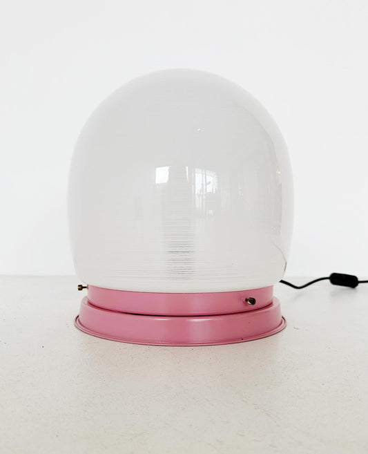 Pink base table lamp