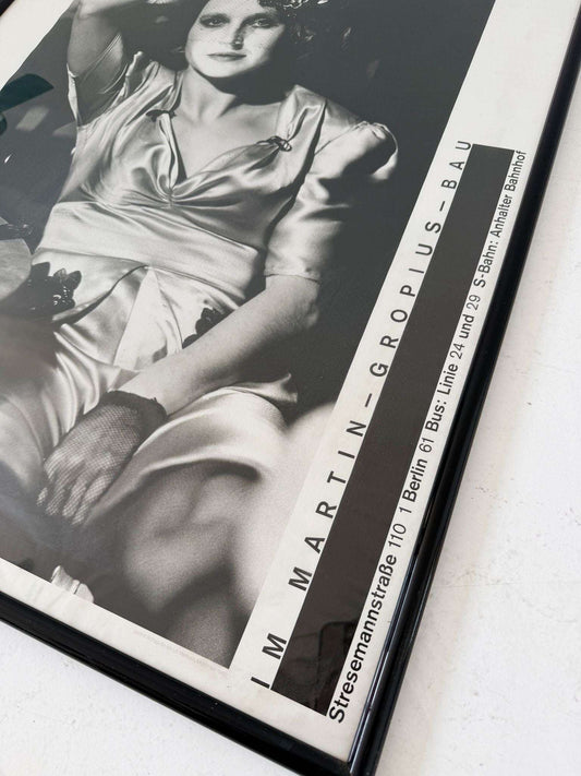 Original poster "Helmut Newton – Photographische Sammlung", Berlinische Galerie, 1988