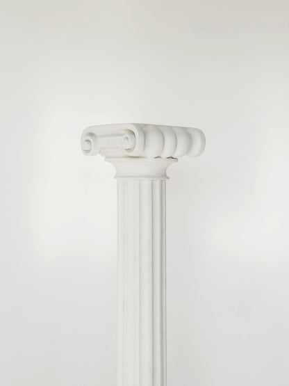 Colonna panoramica in plastica bianca