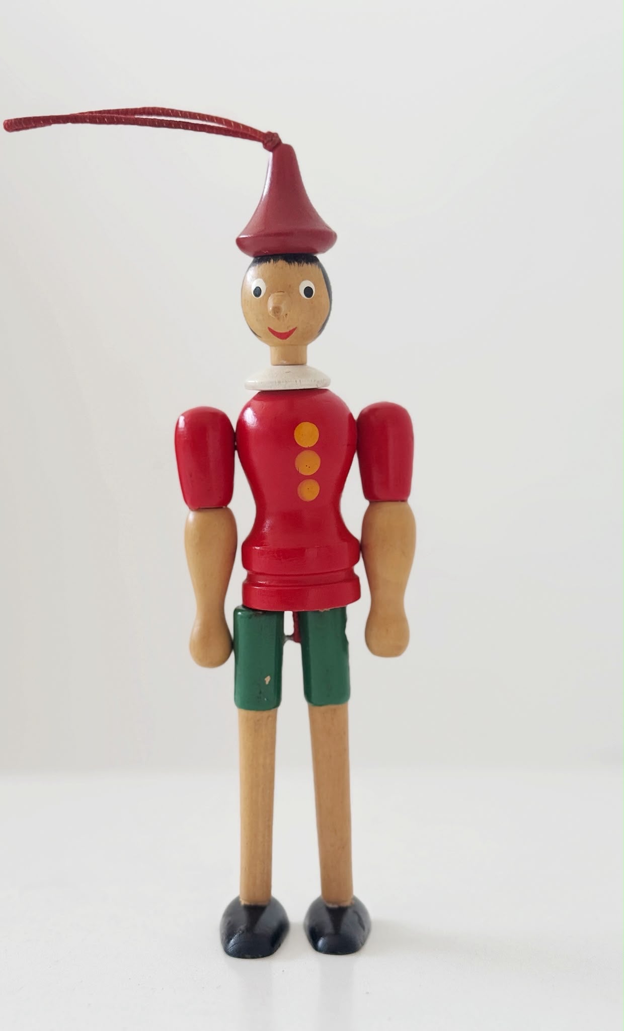 Piccolo Pinocchio vintage in legno