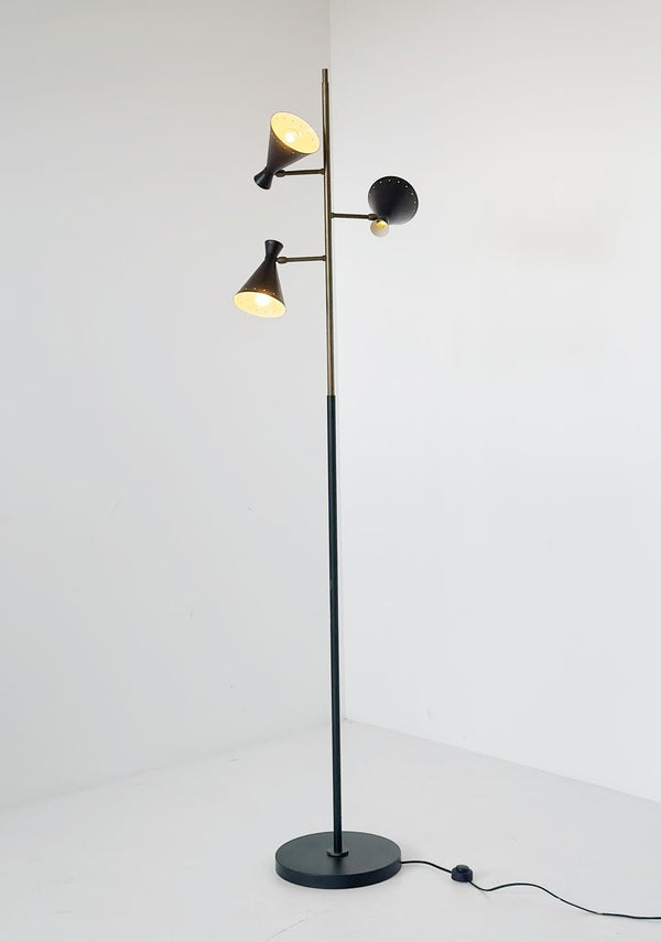 Three lights floor lamp