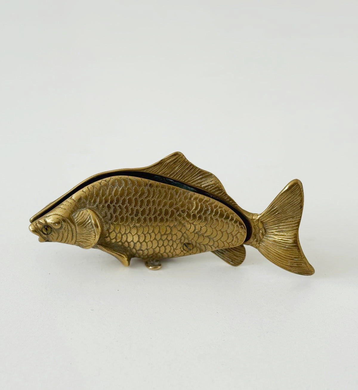 Brass fish napkin holder