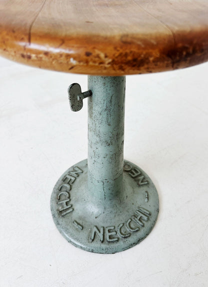 Straordinario esemplare originale di sgabello Necchi degli anni '20