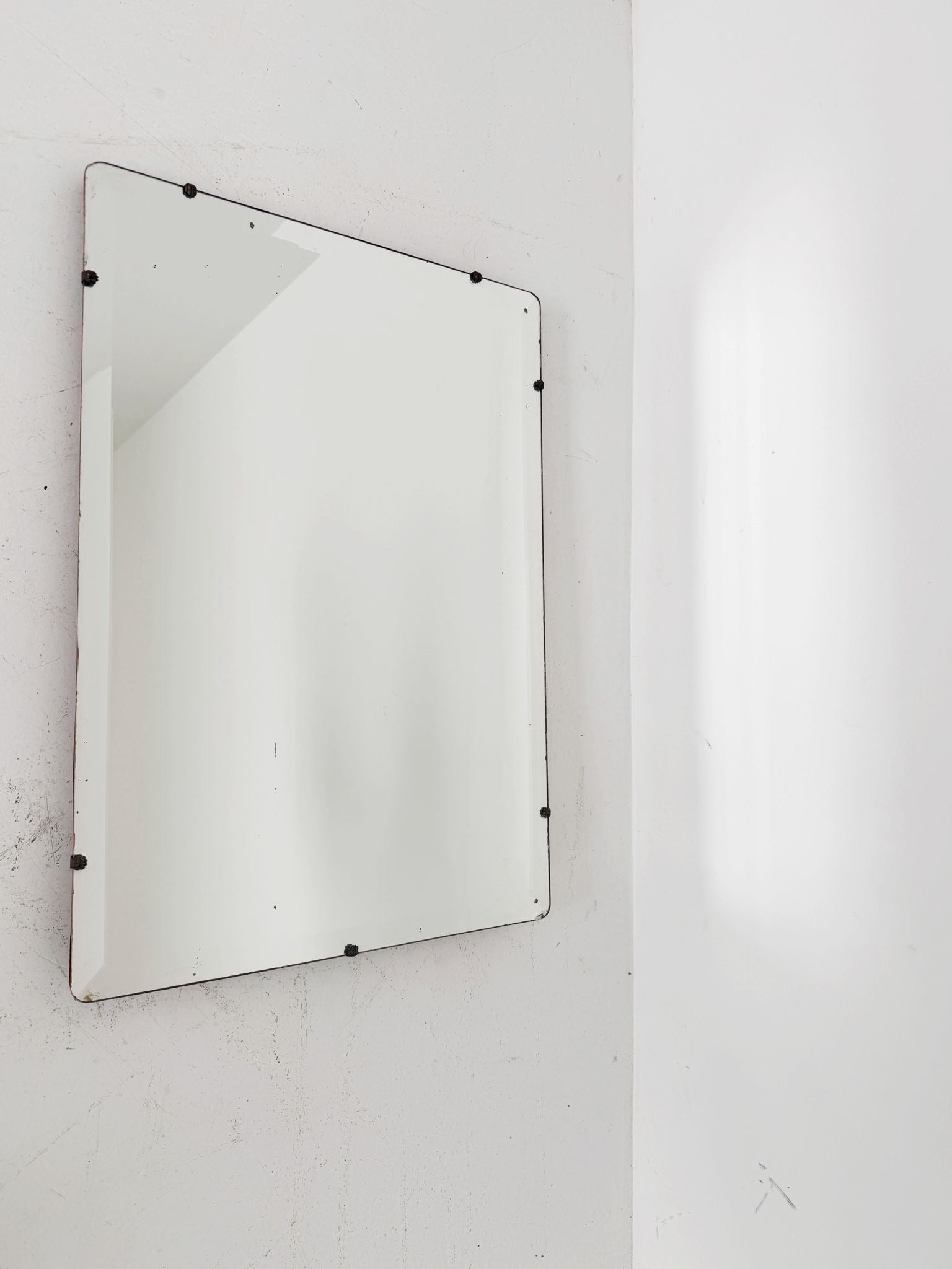 Specchio rettangolare molato