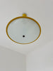 Yellow and white chandelier