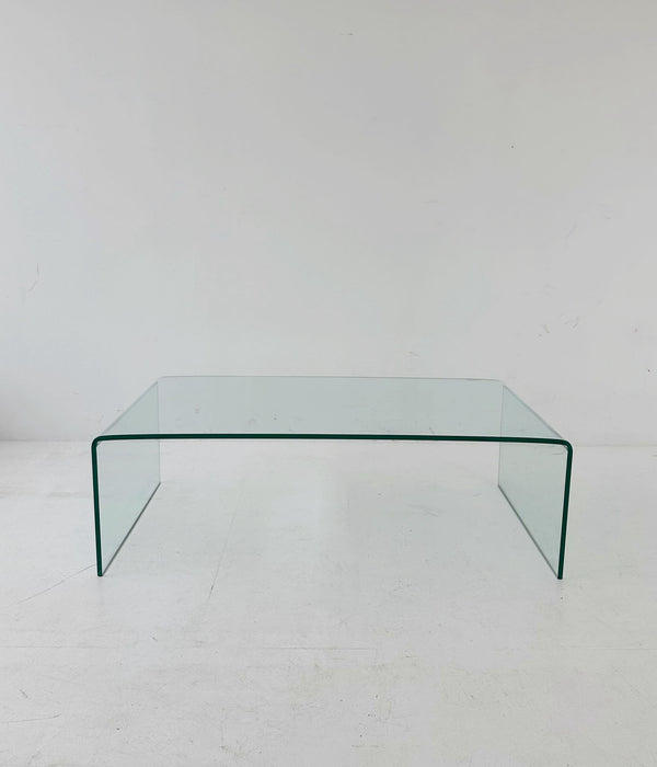 Glass coffee table