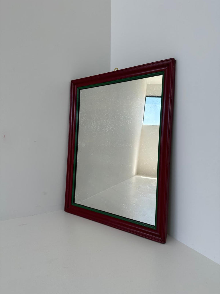 Wooden mirror