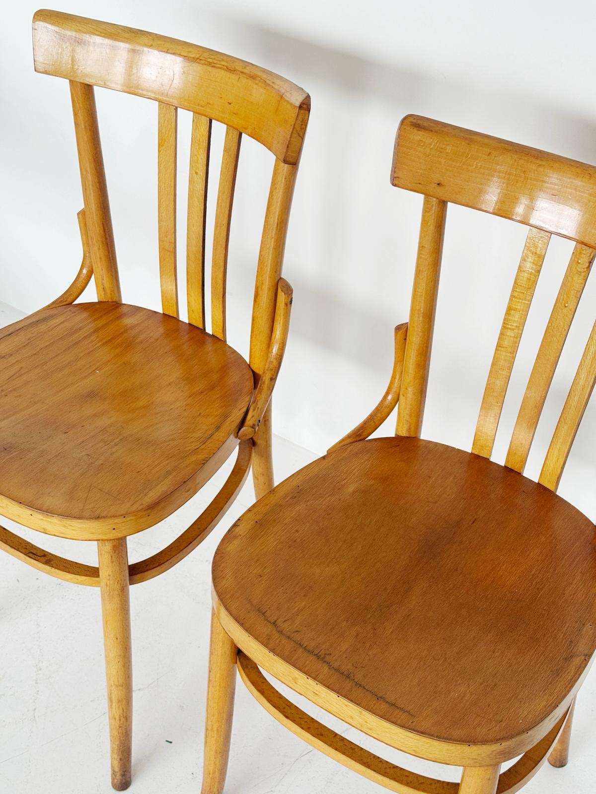 pair of bentwood chairs
