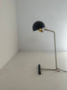 Brass and aluminum table lamp