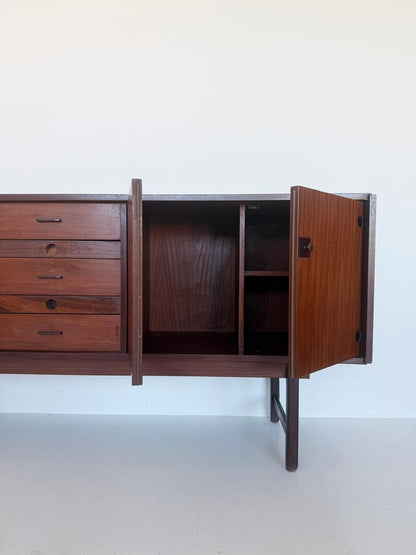 Teak sideboard with doors and drawers – 1960s