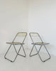 Pair of Plia chairs, Anonima Castelli