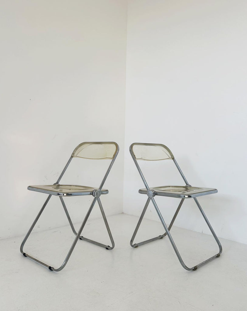 Pair of Plia chairs, Anonima Castelli