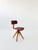 Stool with backrest