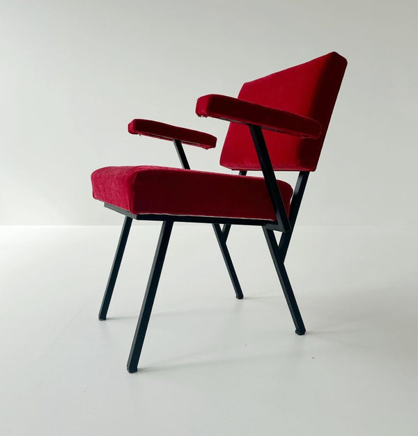 Red small armchair