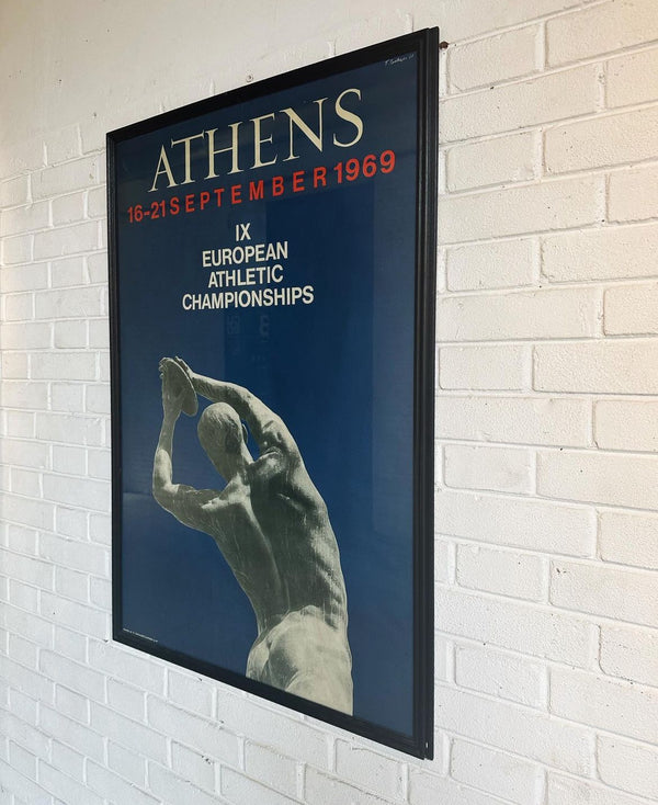 Poster Athens IX European Athletic Championship