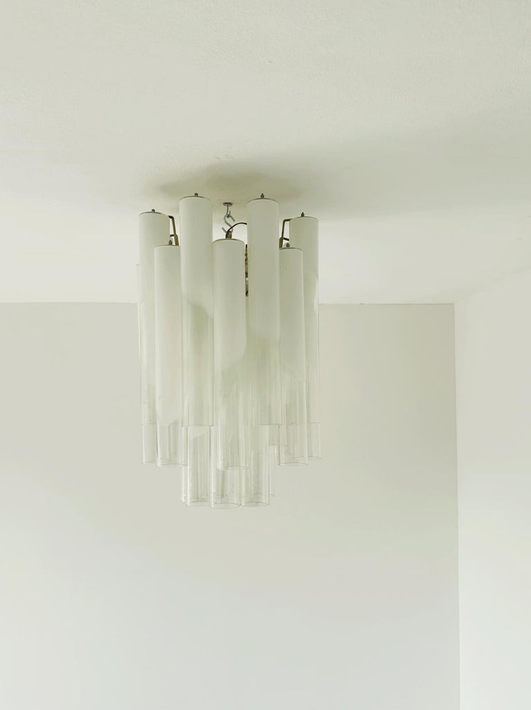 Glass chandelier