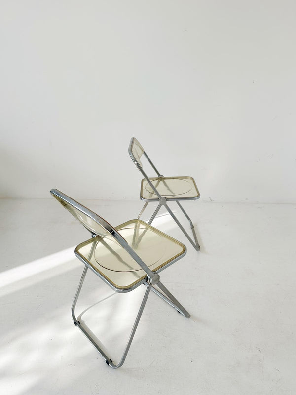 Pair of Plia chairs, Anonima Castelli