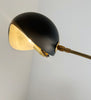 Brass and aluminum table lamp