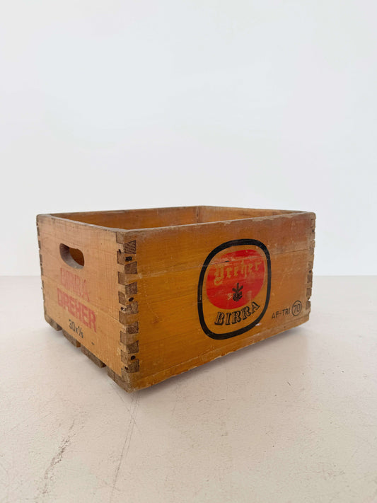 Advertising beer crate