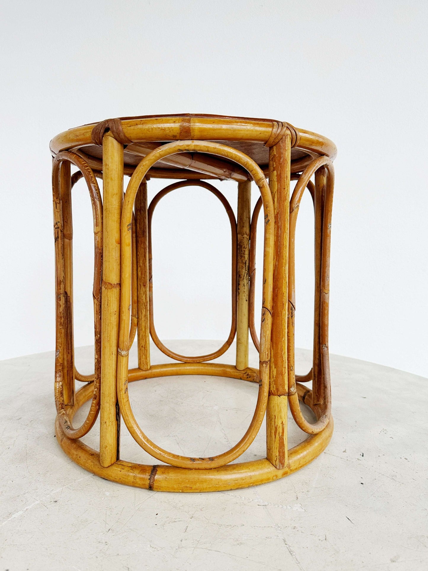 Wicker coffee table