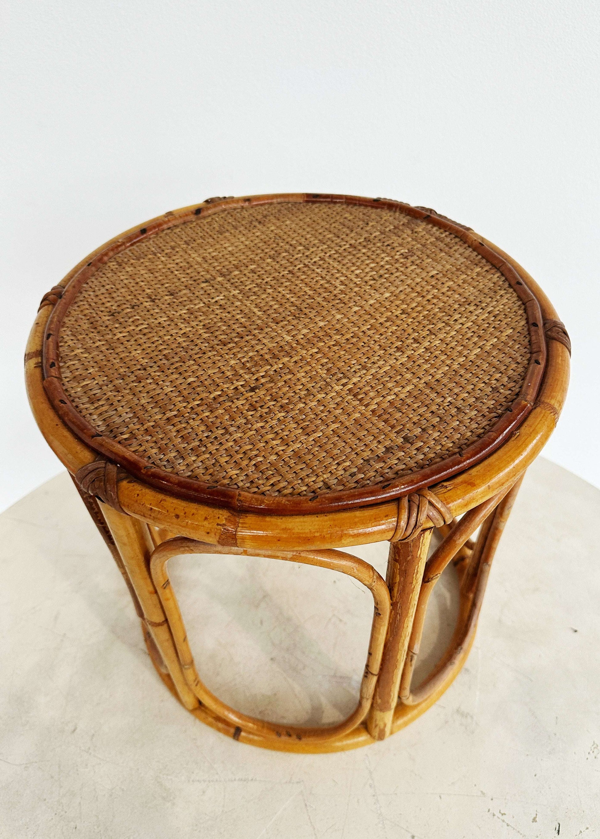 Wicker coffee table