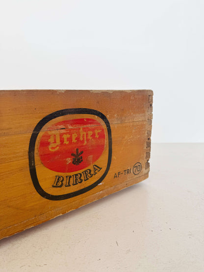 Advertising beer crate