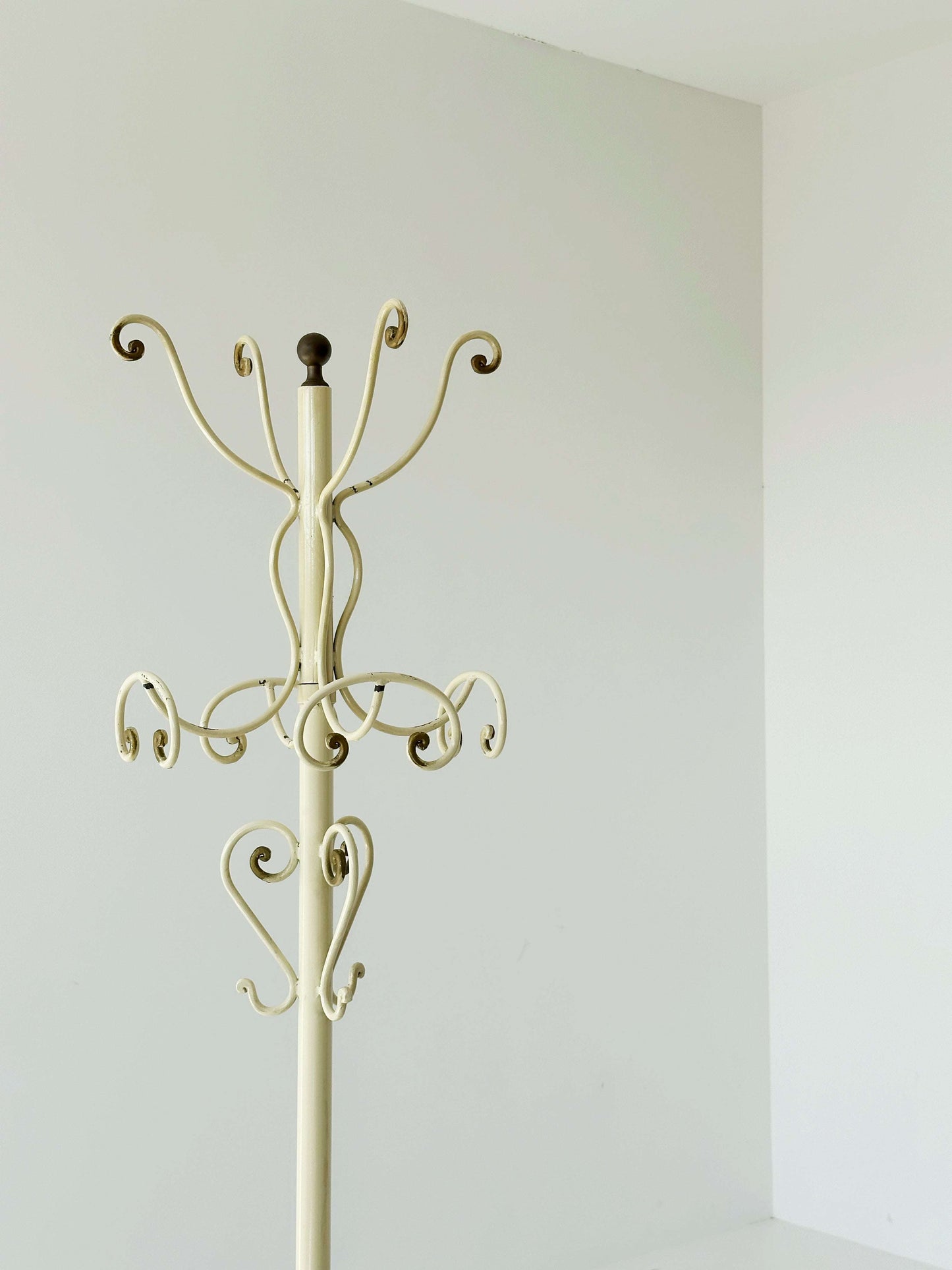 Wrought iron clothes hanger