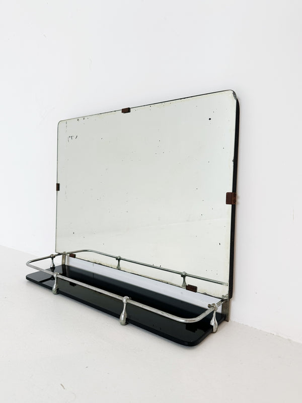 1930s Mirror with Shelf