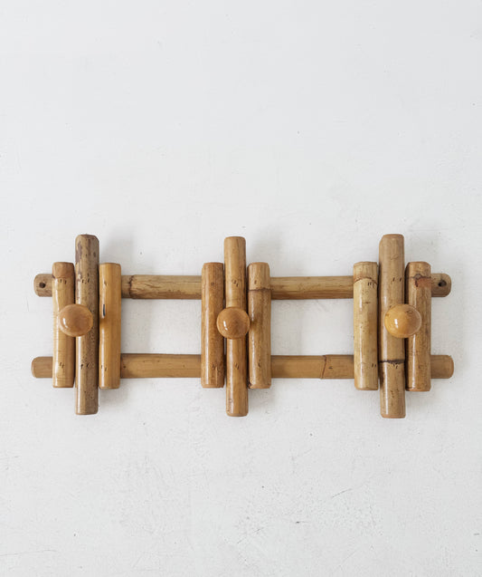 Bamboo clothes hanger