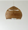 Wicker chandelier