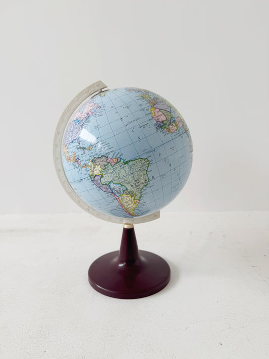 Globe with purple base