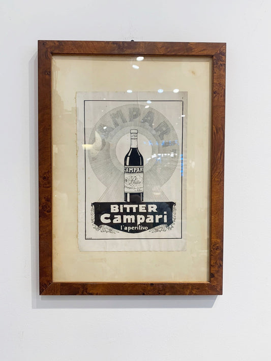 Framed magazine Bitter Campari
