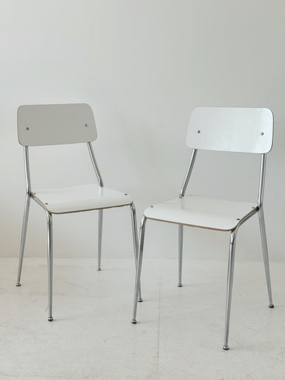 Pair of formica chairs