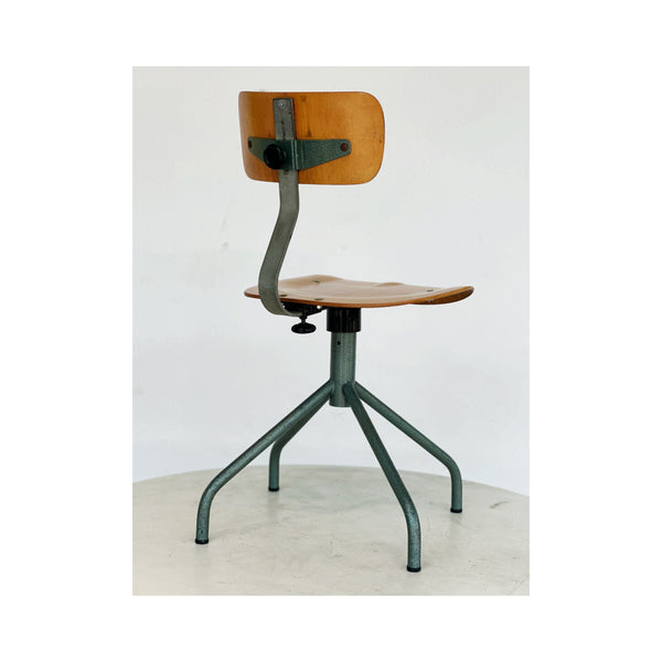 Stool with backrest