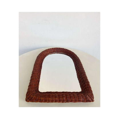 Wicker mirror