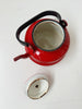 Enamelled teapot