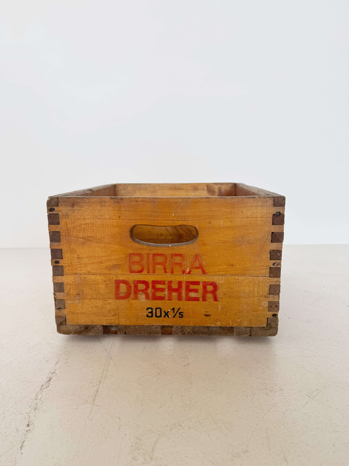 Advertising beer crate