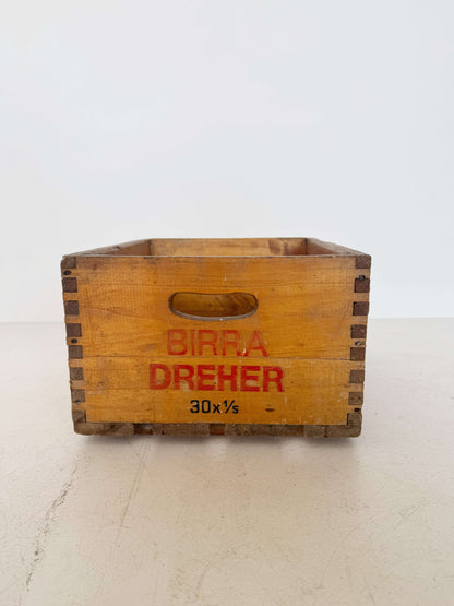 Advertising beer crate