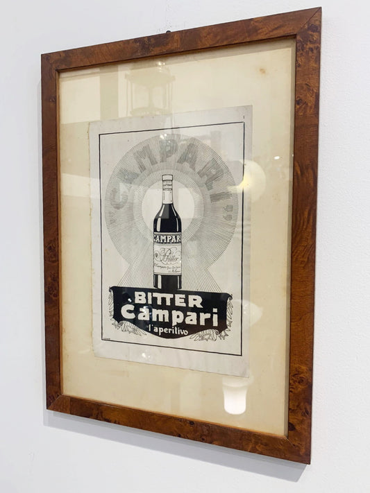 Framed magazine Bitter Campari