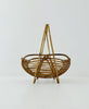 Wicker magazine rack